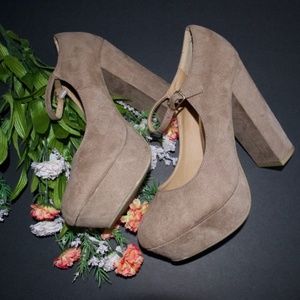 Nude Platform Heels | BOGO